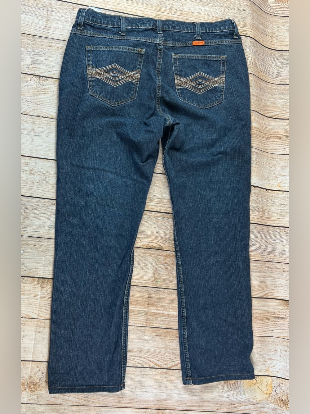Women Wrangler FR Flame Resistant Crosshatch Denim Jeans Size 17x34 10FRW10CH